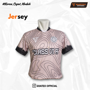 Jersey Stelan - Kerah V neck Kombinasi - Lengan Pendek