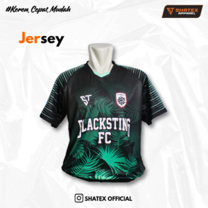 Jersey Stelan - Kerah V neck Variasi - Lengan Pendek
