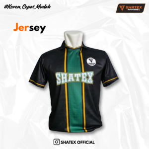 Jersey Stelan - Kerah Wangki -Lengan Pendek